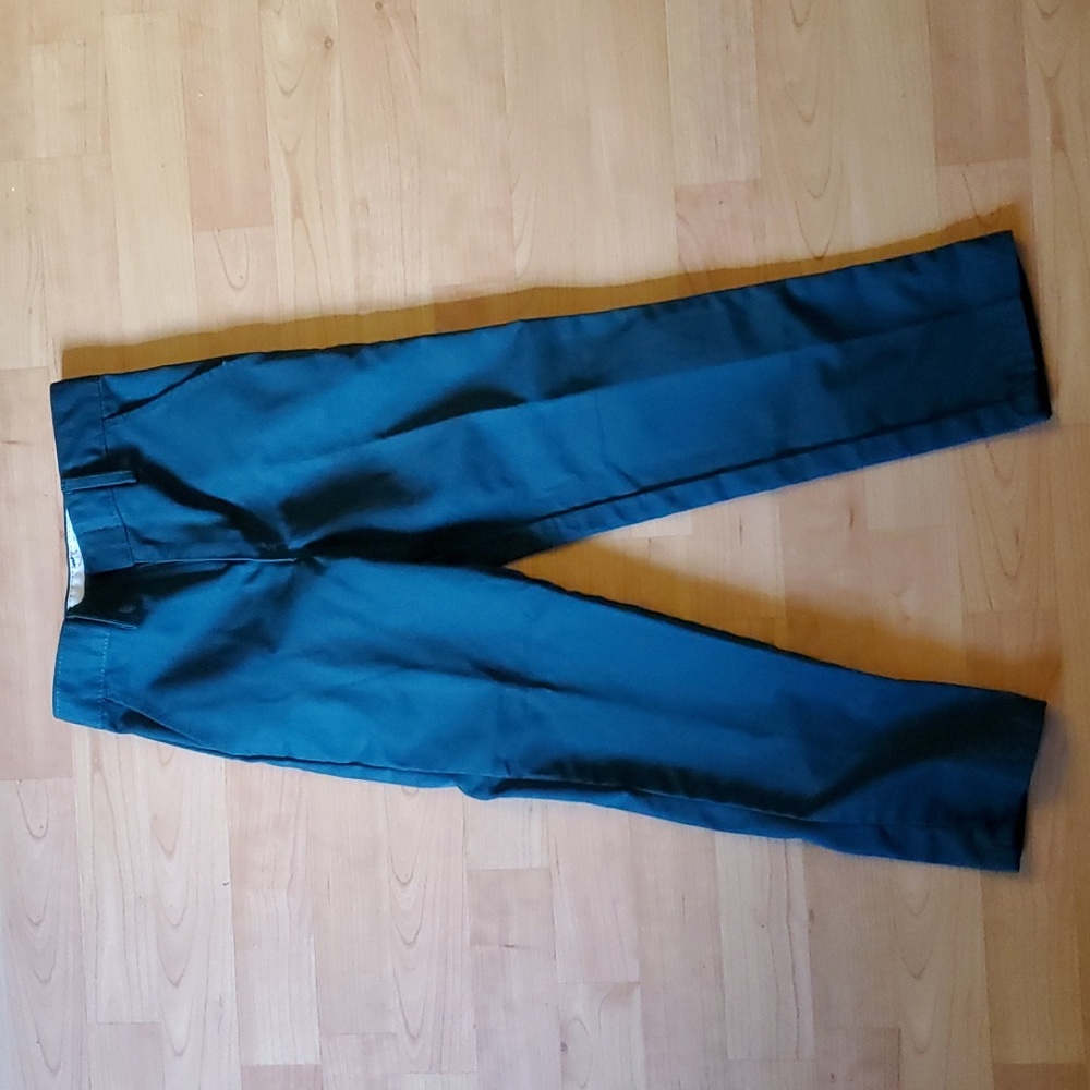 Boys Slim Green Slacks - size 8 slim